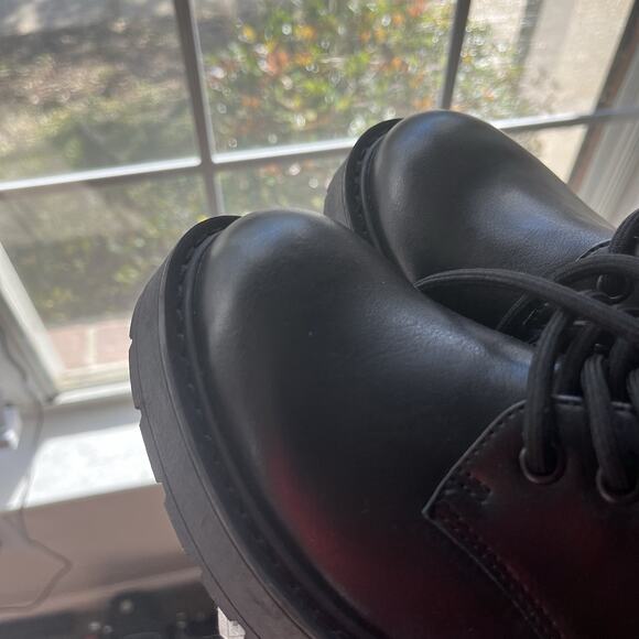 Madden Girl Y2K Grunge, Black Academia, Platform Chunky Goth Lug Sole Shoes 6 - Picture 7 of 16